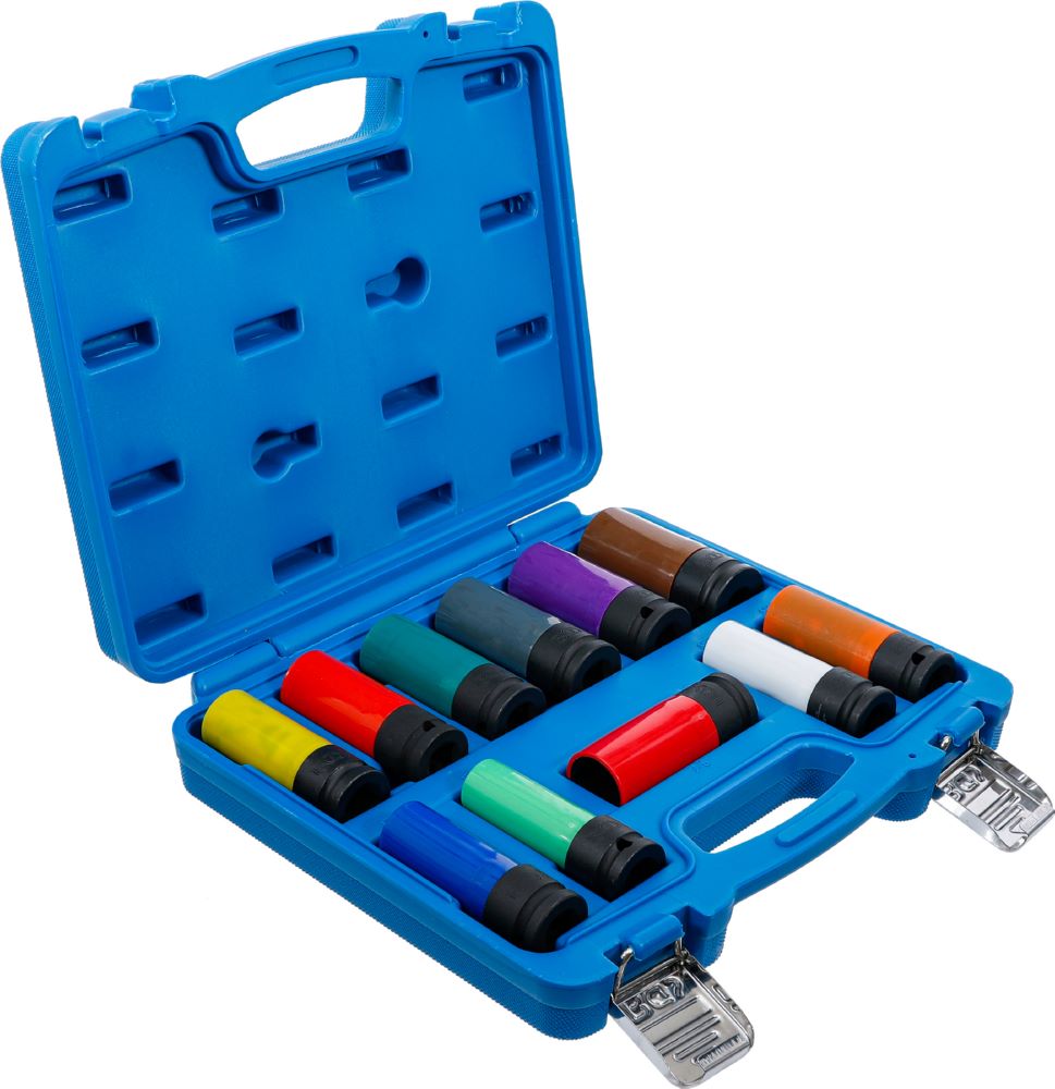 Produktbild Kraft Schoneinsatz Satz Innenvierkant 1/2 Zoll 15 - 27 mm 11 teilig bild 2