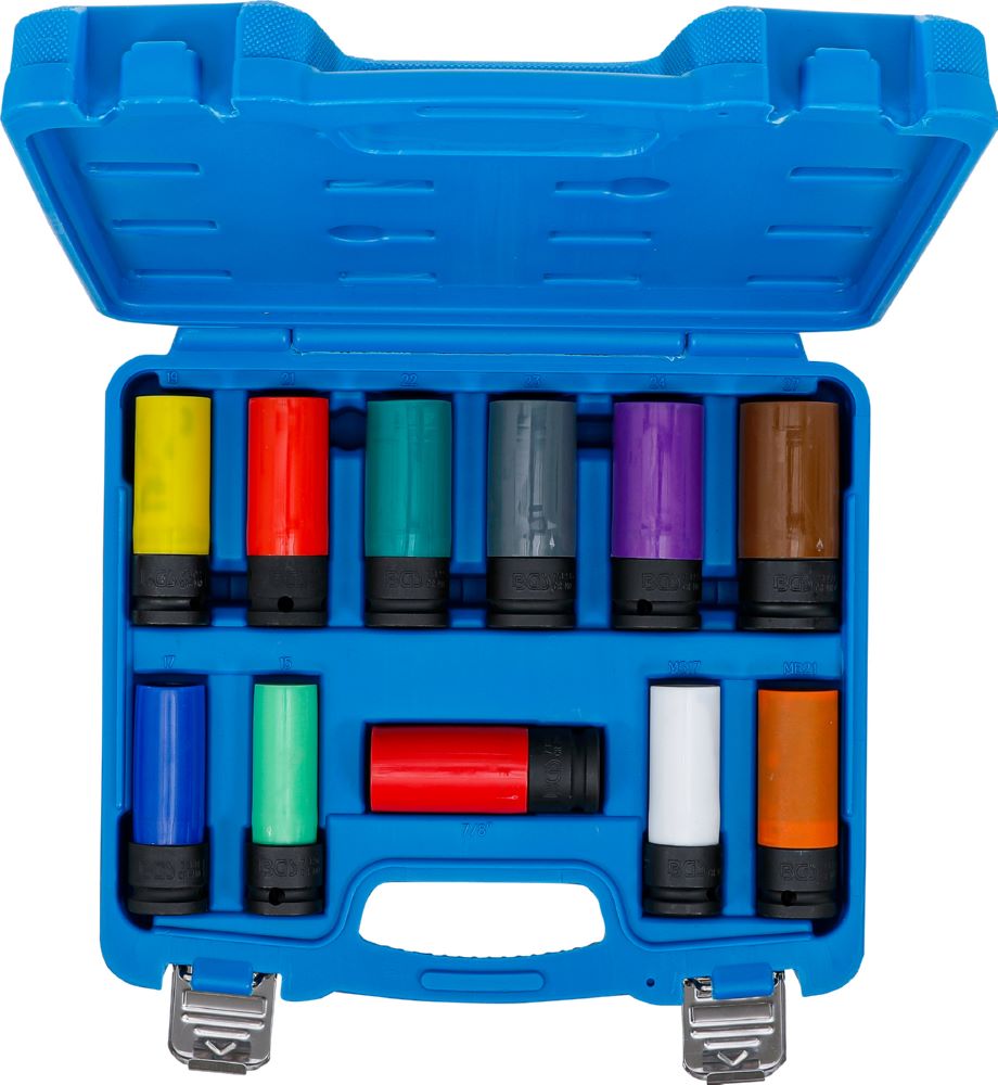 Produktbild Kraft Schoneinsatz Satz Innenvierkant 1/2 Zoll 15 - 27 mm 11 teilig bild 4