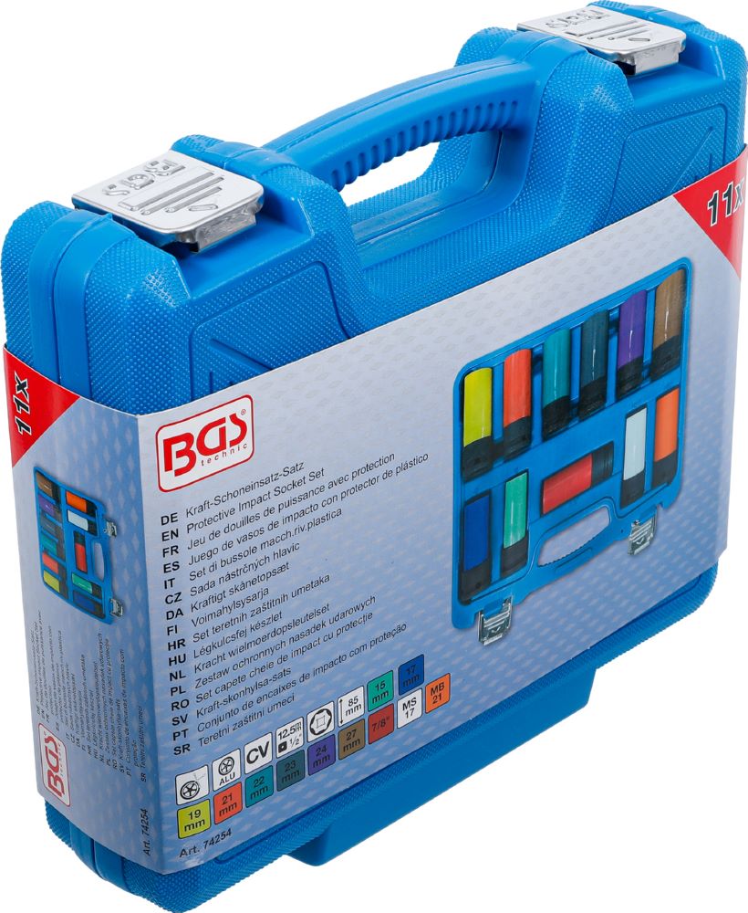 Produktbild Kraft Schoneinsatz Satz Innenvierkant 1/2 Zoll 15 - 27 mm 11 teilig bild 6