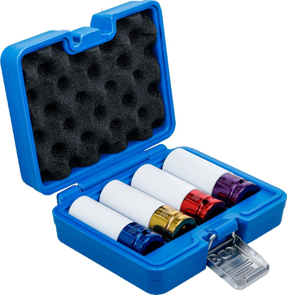 Produktbild Kraft Schoneinsatz Satz Innenvierkant 1/2 Zoll 17 / 19 / 21 / 22 mm 4 teilig bild 2