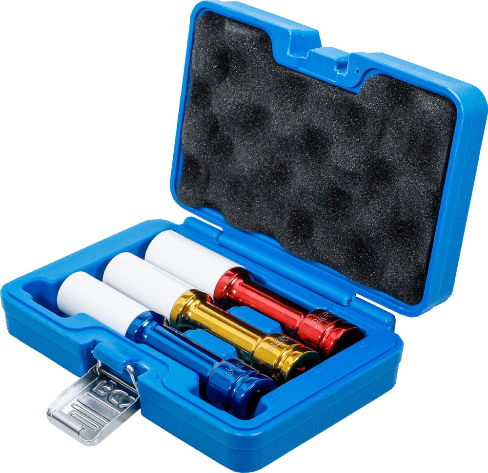 Produktbild Kraft Schoneinsatz Satz Antrieb Innenvierkant 12,5 mm 150 mm tief 3 teilig bild 3