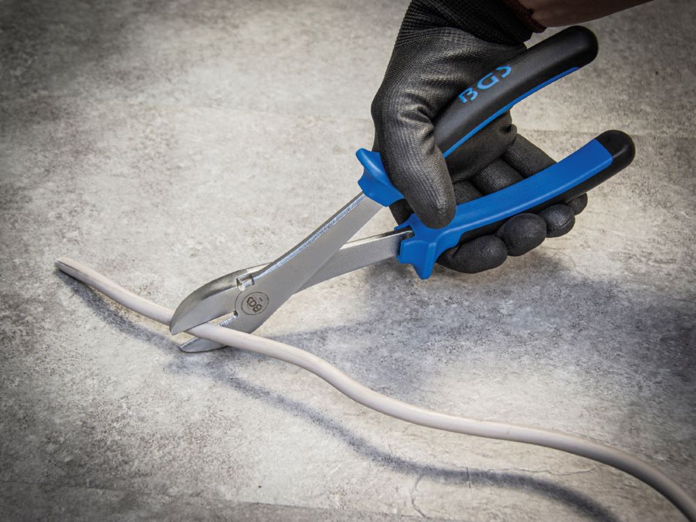 Produktbild BGS Kraft Seitenschneider 240 mm Blau bild 4