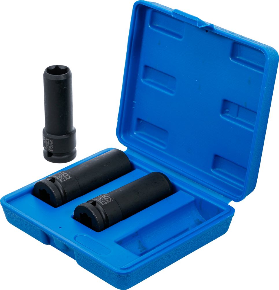 Produktbild Kraft Spezial Steckschlüssel Einsatz Satz 17/19/21 mm 3 teilig bild 5