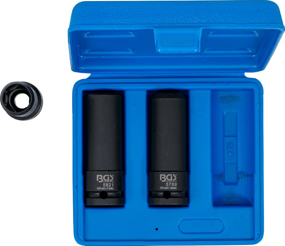 Produktbild Kraft Spezial Steckschlüssel Einsatz Satz 17/19/21 mm 3 teilig bild 6