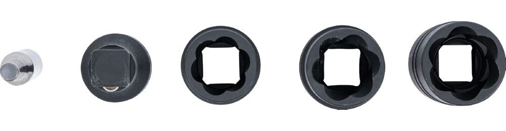 Produktbild Kraft Spezial Steckschlüssel Wendeeinssatz Satz 3 teilig bild 7