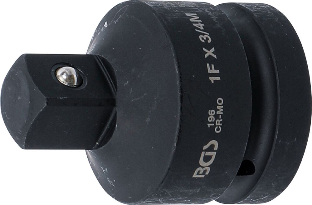 Produktbild BGS Kraft Steckschlüssel Adapter Innenvierkant 1 Zoll - Außenvierkant 3/4 Zoll