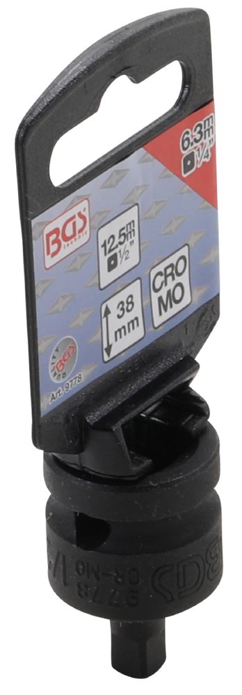 Produktbild Kraft Steckschlüssel Adapter Innenvierkant 1/2 Zoll - Außenvierkant 1/4 Zoll bild 2