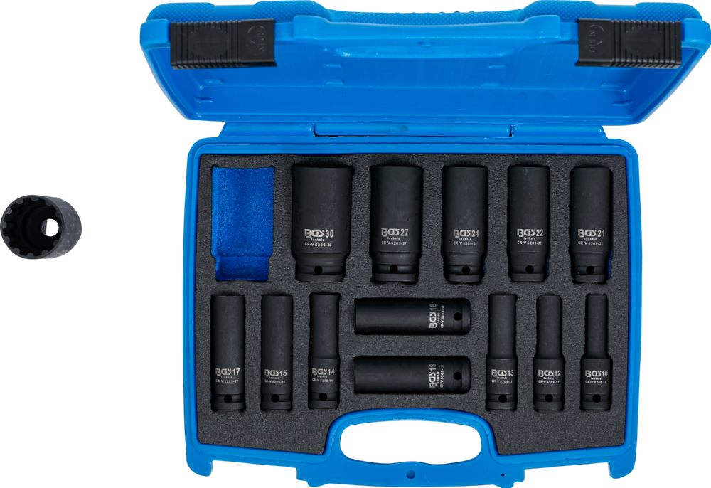 Produktbild Kraft Steckschlüssel Einsatz Satz Gear Lock Innenvierkant 1/2 Zoll 14 teilig bild 4