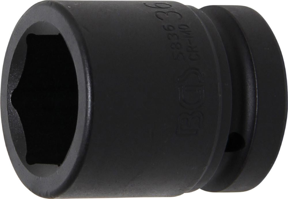 Produktbild BGS Kraft Steckschlüssel 36 mm Einsatz Sechskant Antrieb Innenvierkant 25 mm