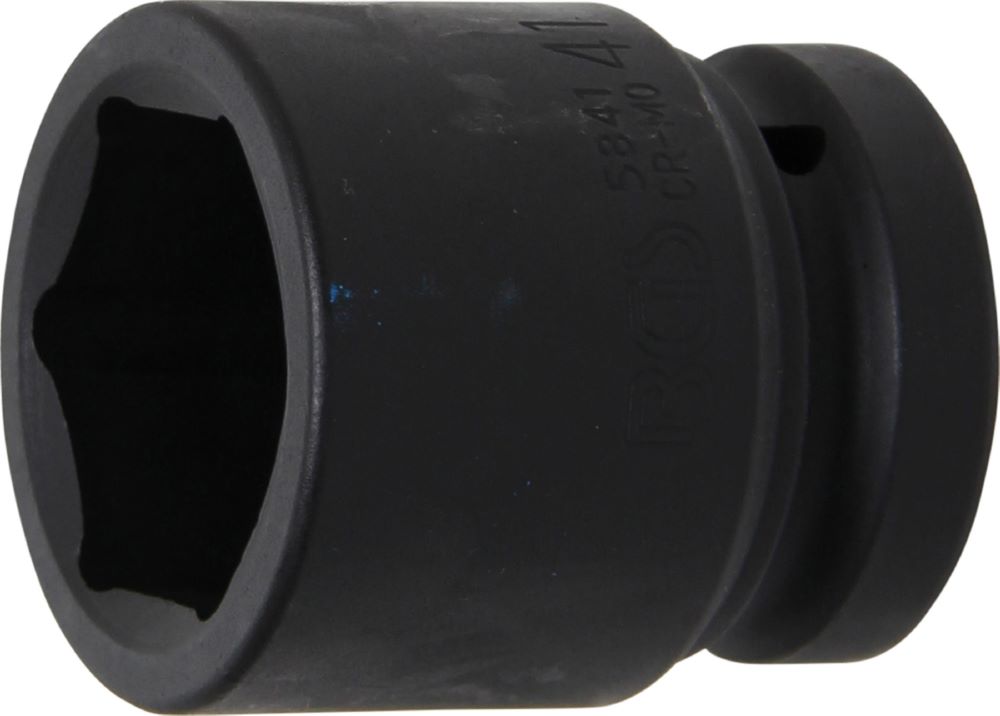 Produktbild BGS Kraft Steckschlüssel 41 mm Einsatz Sechskant Antrieb Innenvierkant 25 mm
