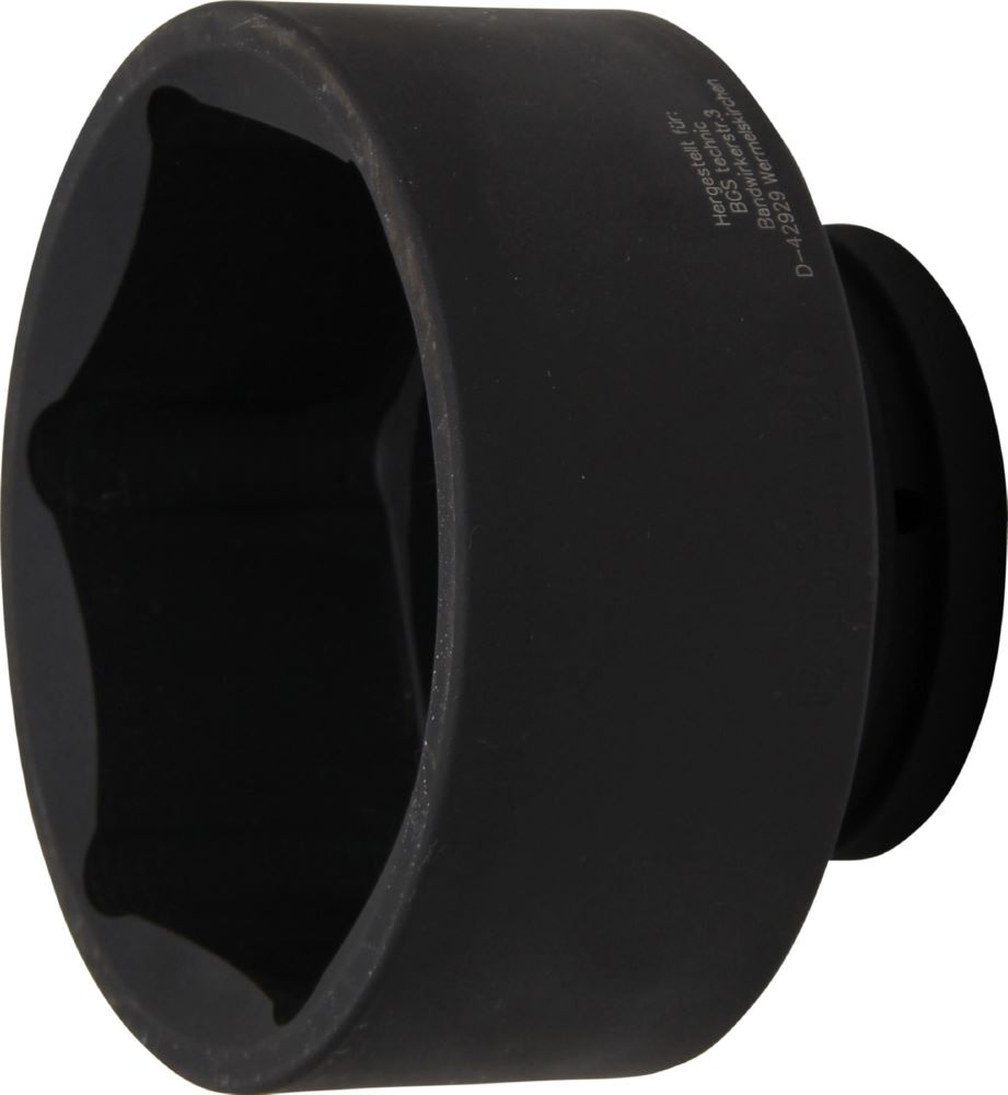 Produktbild BGS Kraft Steckschlüssel 120 mm Einsatz Sechskant Antrieb Innenvierkant 25 mm