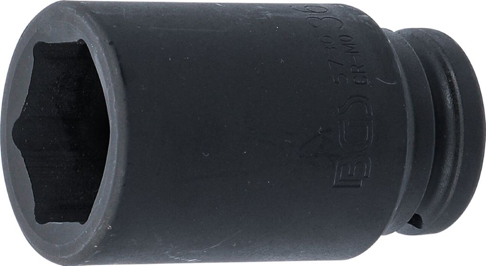 Produktbild BGS Kraft Steckschlüssel 36 mm Einsatz Sechskant tief Antrieb Innenvierkant 20 mm