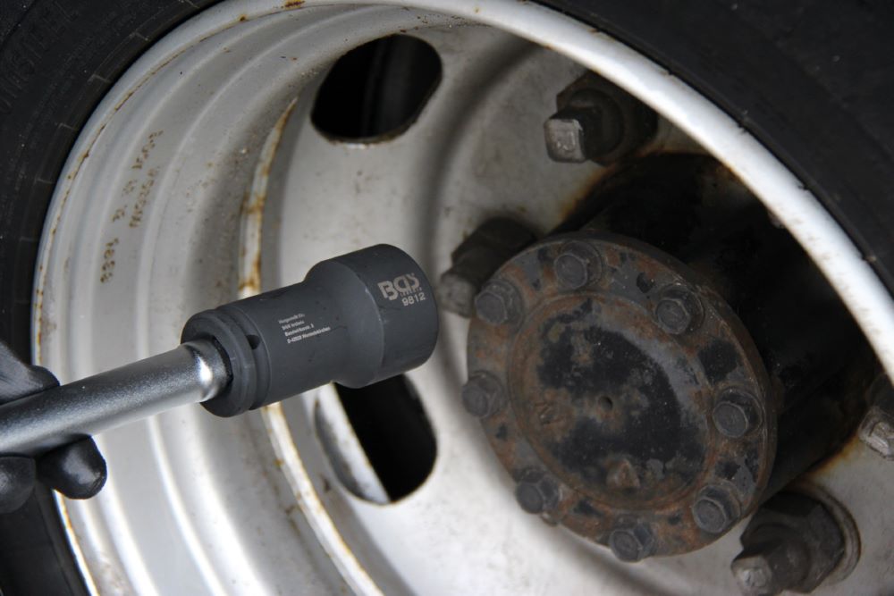 Produktbild BGS Kraft Steckschlüssel Einsatz Sechskant Antrieb Innenvierkant 20 mm 3/4 Zoll 38mm bild 3