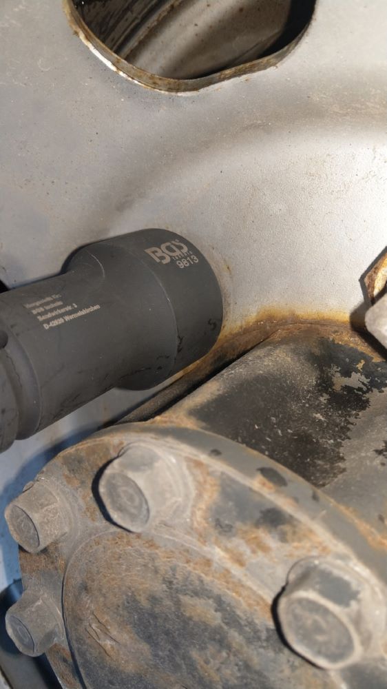 Produktbild BGS Kraft Steckschlüssel Einsatz Sechskant Antrieb Innenvierkant 20 mm 3/4 Zoll 41mm bild 5