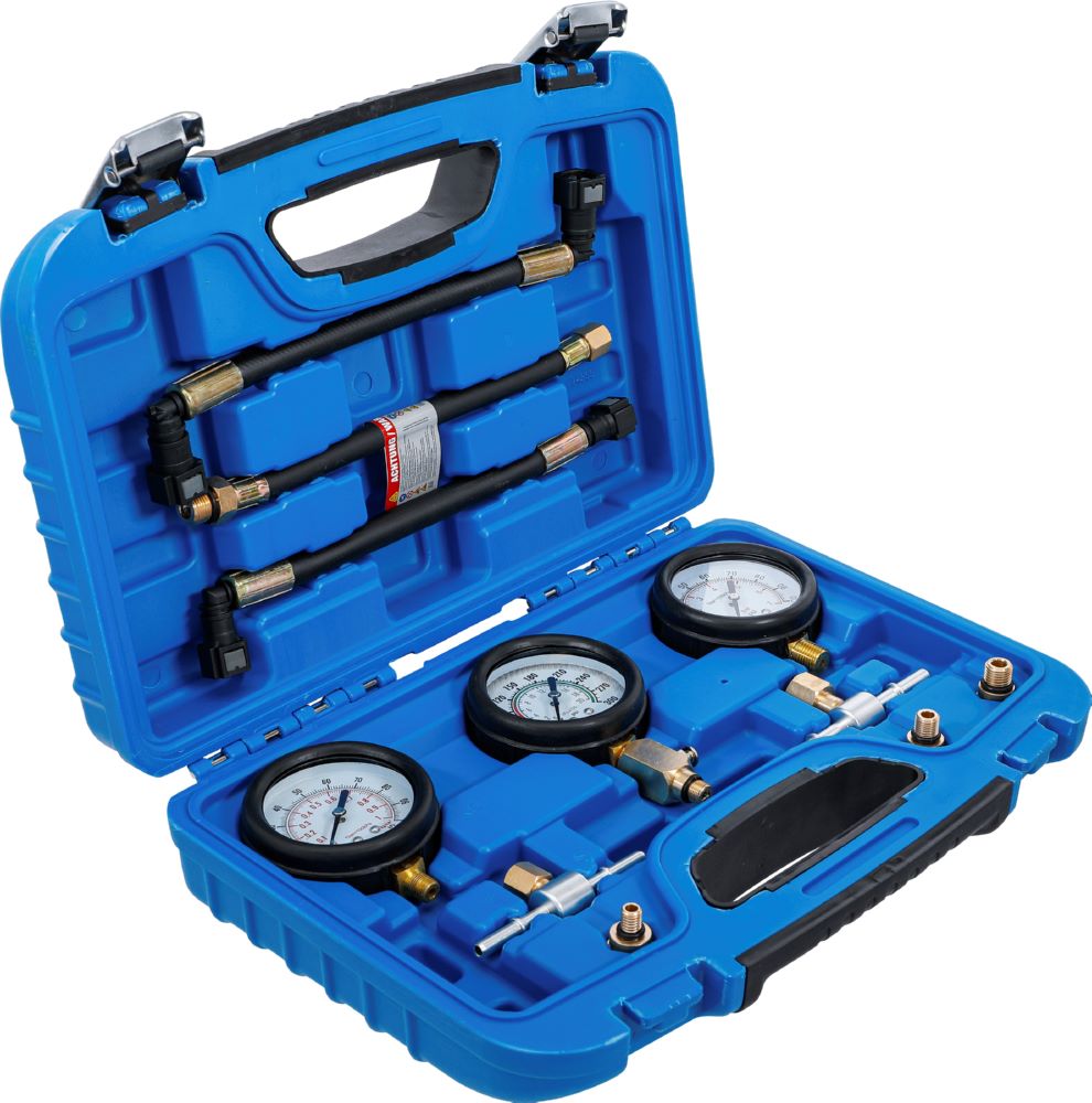 Produktbild BGS Kraftstoff und Kompressionsdruckprüfgeräte Satz für Motorräder 11 teilig bild 2