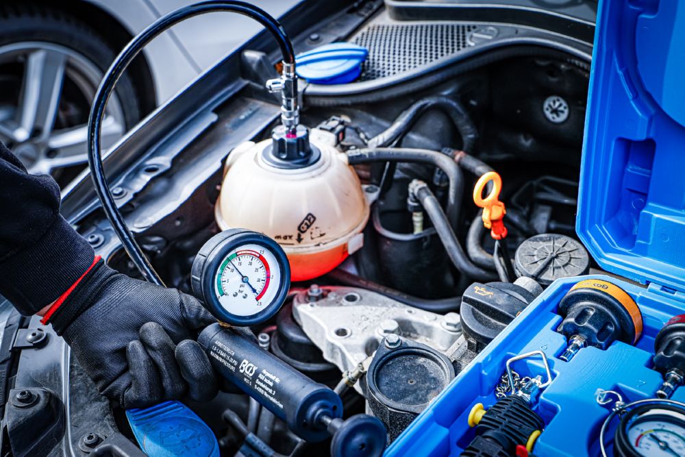 Produktbild BGS Kühlsystem Abdrück Satz mit Befüllsystem 28 teilig bild 2