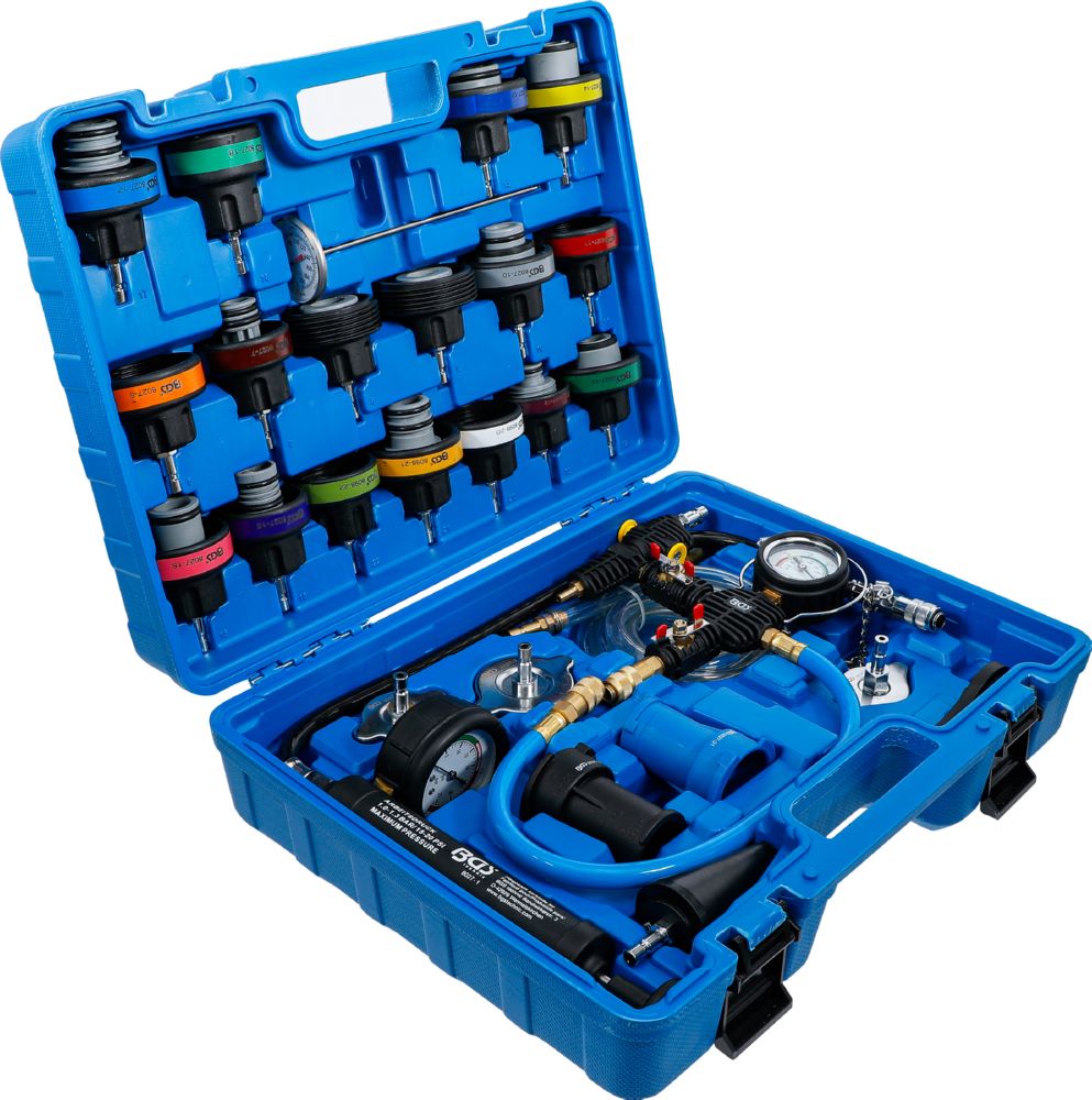 Produktbild BGS Kühlsystem Abdrück Satz mit Befüllsystem 28 teilig bild 3