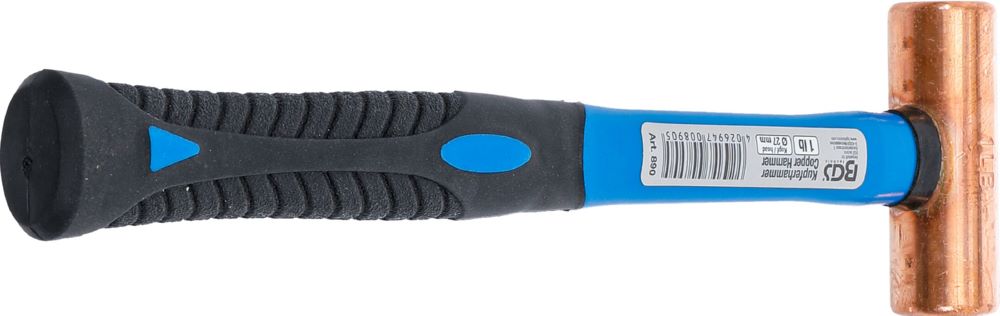 Produktbild BGS Kupferhammer Fiberglasstiel Durchmesser 27 mm 454 g (1 lb) Kopf bild 4