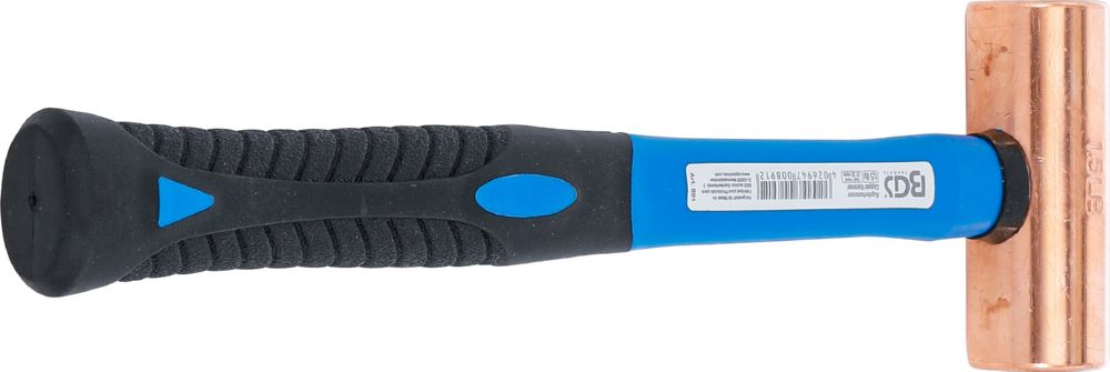 Produktbild BGS Kupferhammer Fiberglasstiel Durchmesser 32 mm 680 g (1.5 lb) Kopf bild 4