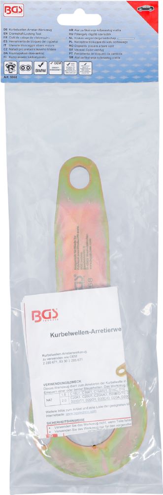 Produktbild BGS Kurbelwellen Arretier Werkzeug für BMW N47 bild 4