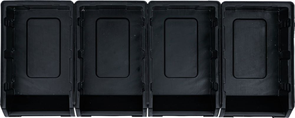 Produktbild Lagersichtbox Satz mit Hängeschiene für Schrankwand-System 4 teilig bild 5