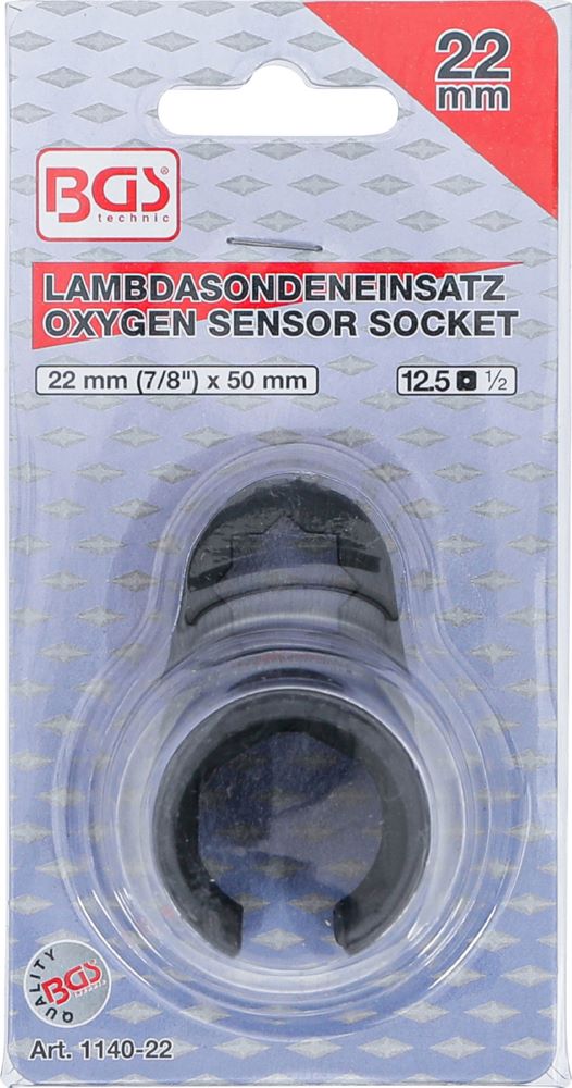 Produktbild BGS Lambdasonden Einsatz abgewinkelt Antrieb Innenachtkant 12,5 mm 22mm bild 4