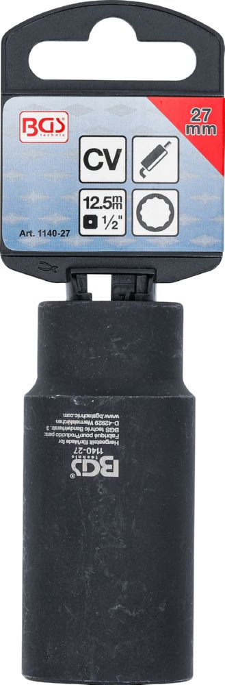 Produktbild BGS Lambdasonden Einsatz Antrieb Innenvierkant 12,5 mm 1/2 Zoll 27 mm Zwölfkant bild 4