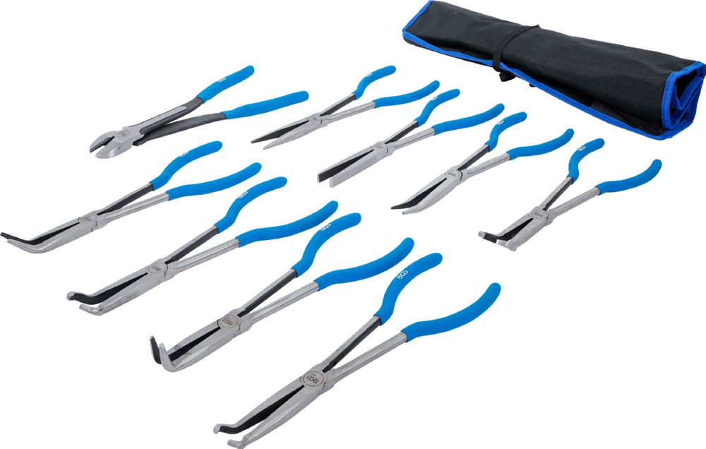 Produktbild BGS Langbeck / Flach- und Zündkerzen Stecker Zangen-Satz extra lang 9 teilig bild 3