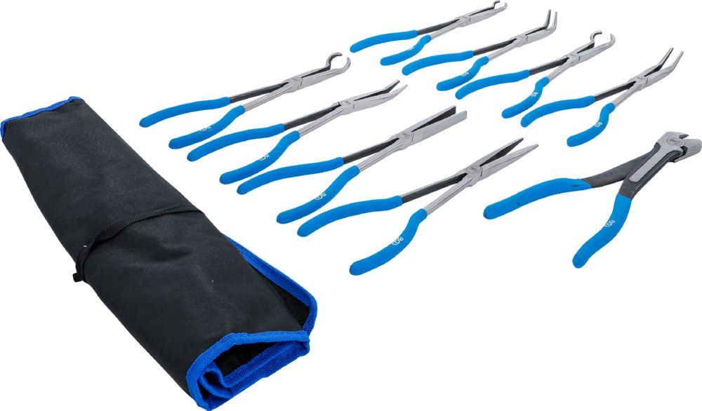 Produktbild BGS Langbeck / Flach- und Zündkerzen Stecker Zangen-Satz extra lang 9 teilig bild 4