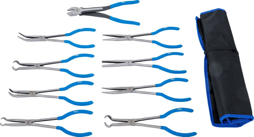 Produktbild BGS Langbeck / Flach- und Zündkerzen Stecker Zangen-Satz extra lang 9 teilig bild 5