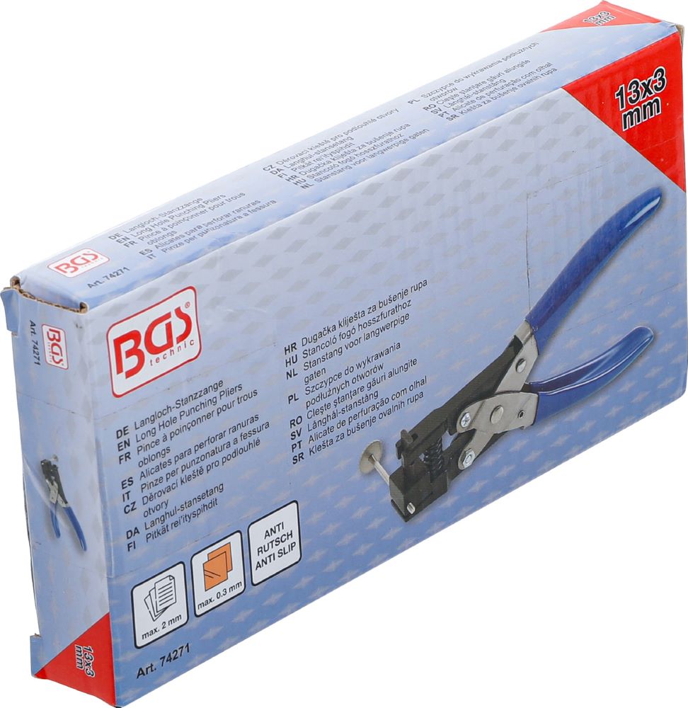 Produktbild Langloch Stanzzange 13 x 3 mm bild 5