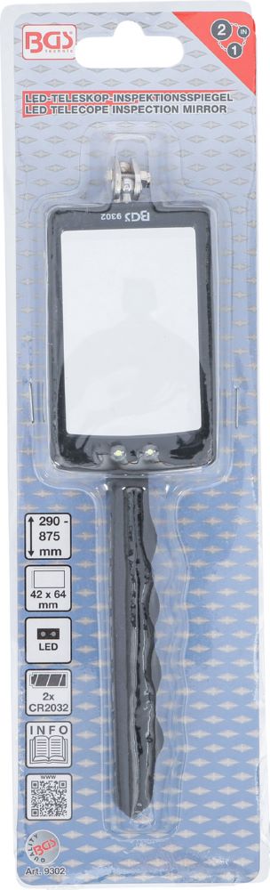 Produktbild BGS LED Teleskop Inspektionsspiegel 285 - 870 mm bild 5