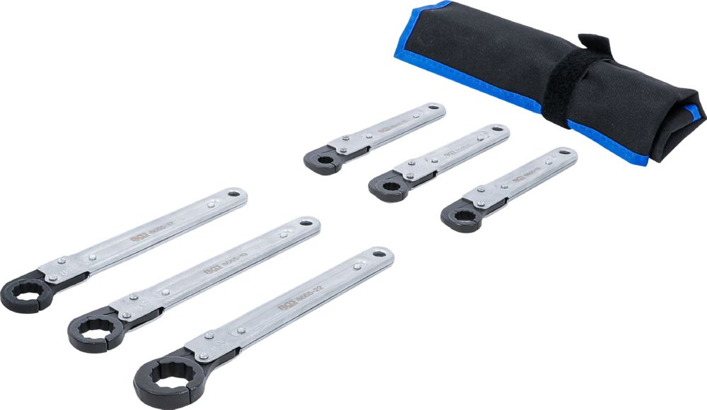 Produktbild BGS Leitungs Ratschenschlüssel Satz 6 teilig bild 2