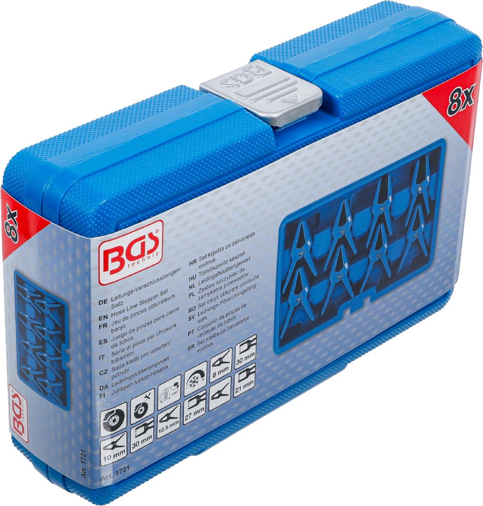 Produktbild BGS Leitungs Verschlusszangen Satz 8 teilig bild 8