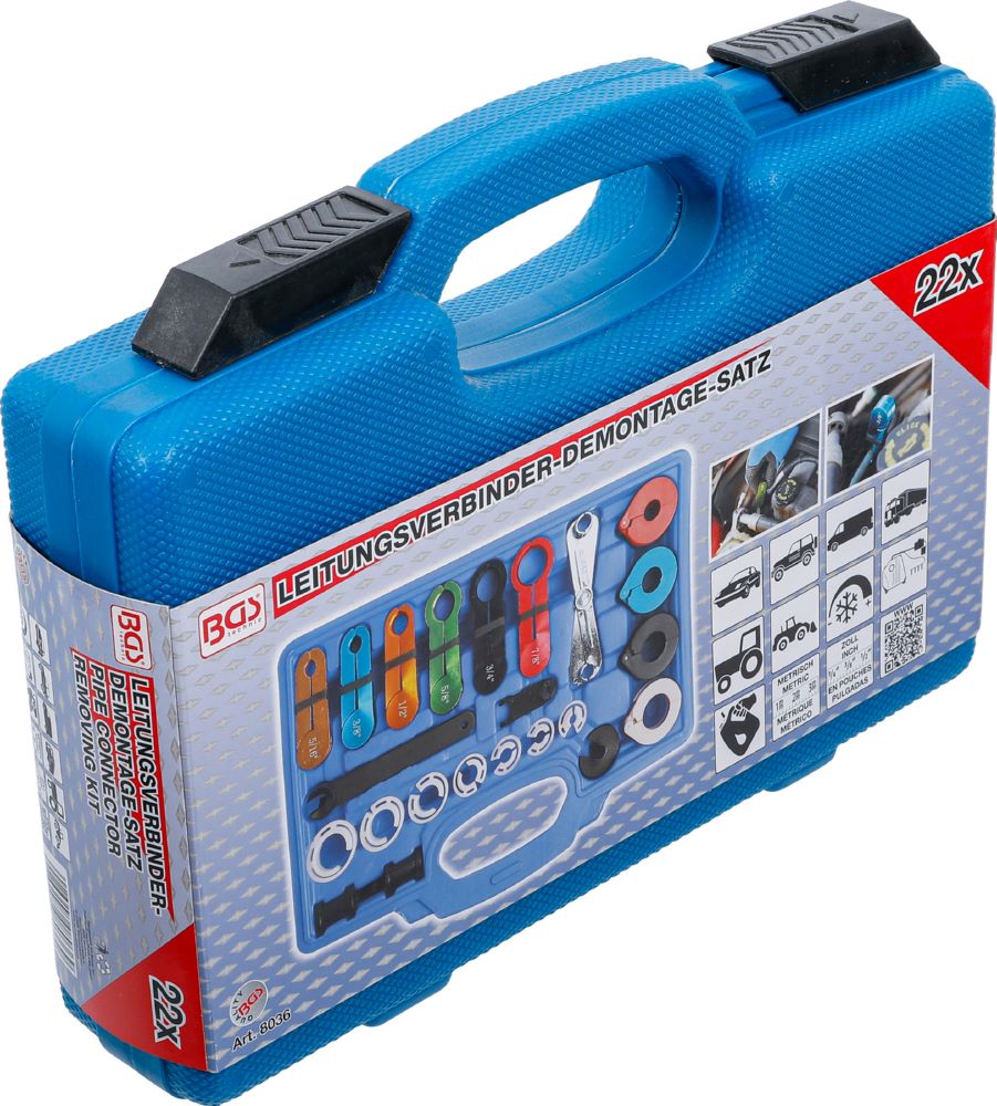 Produktbild BGS Leitungsverbinder Demontage Satz 22 teilig bild 8