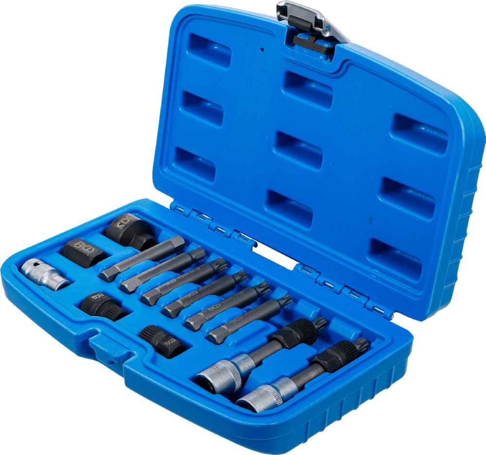 Produktbild BGS Lichtmaschinen Bit-/Bit-Einsatz Satz Antrieb 12,5 mm 1/2 Zoll 13 teilig bild 3