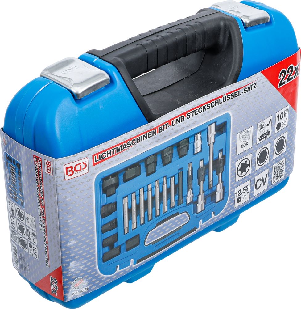 Produktbild BGS Lichtmaschinen Bit- und Steckschlüssel Satz 23 teilig bild 6
