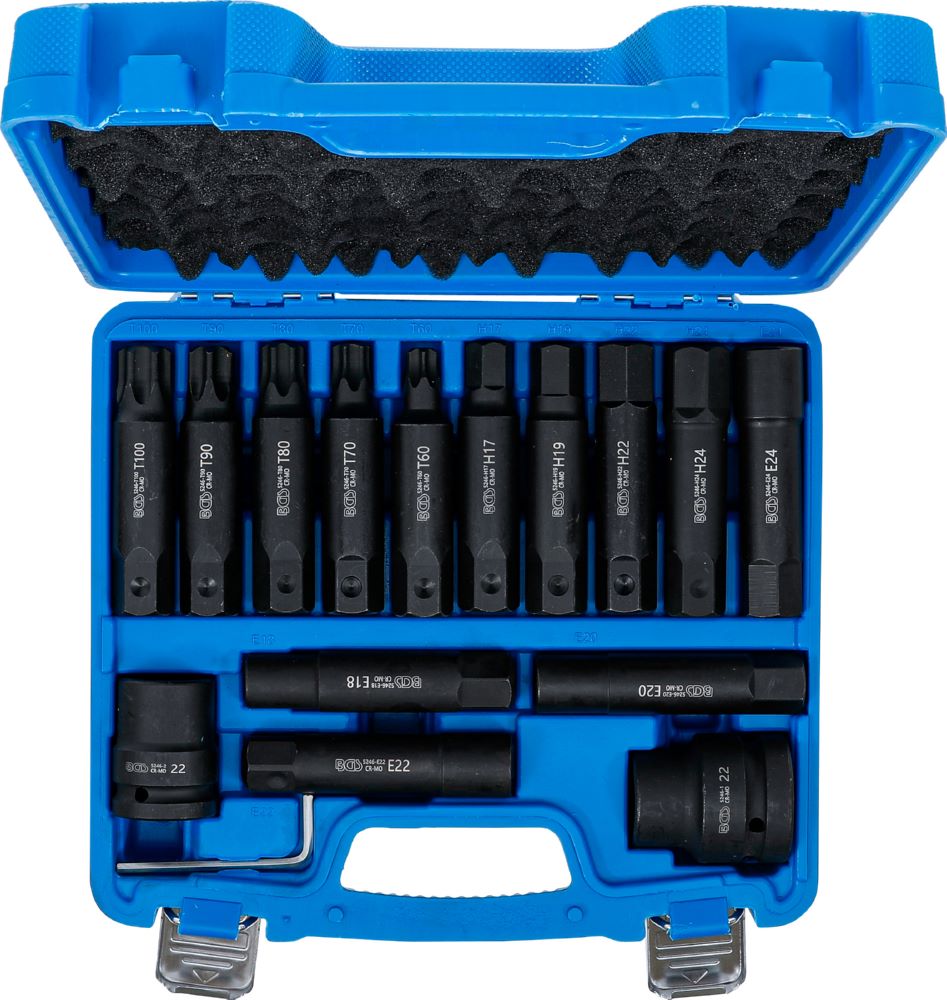 Produktbild Lkw Bit Satz 20 mm 3/4 Zoll + 25 mm 1 Zoll 16 teilig bild 4