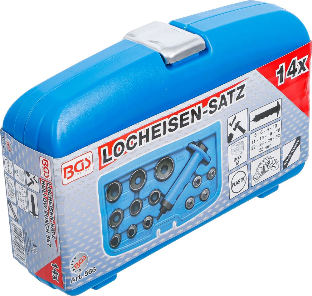 Produktbild Locheisen Satz 5 - 35 mm 14 teilig bild 7