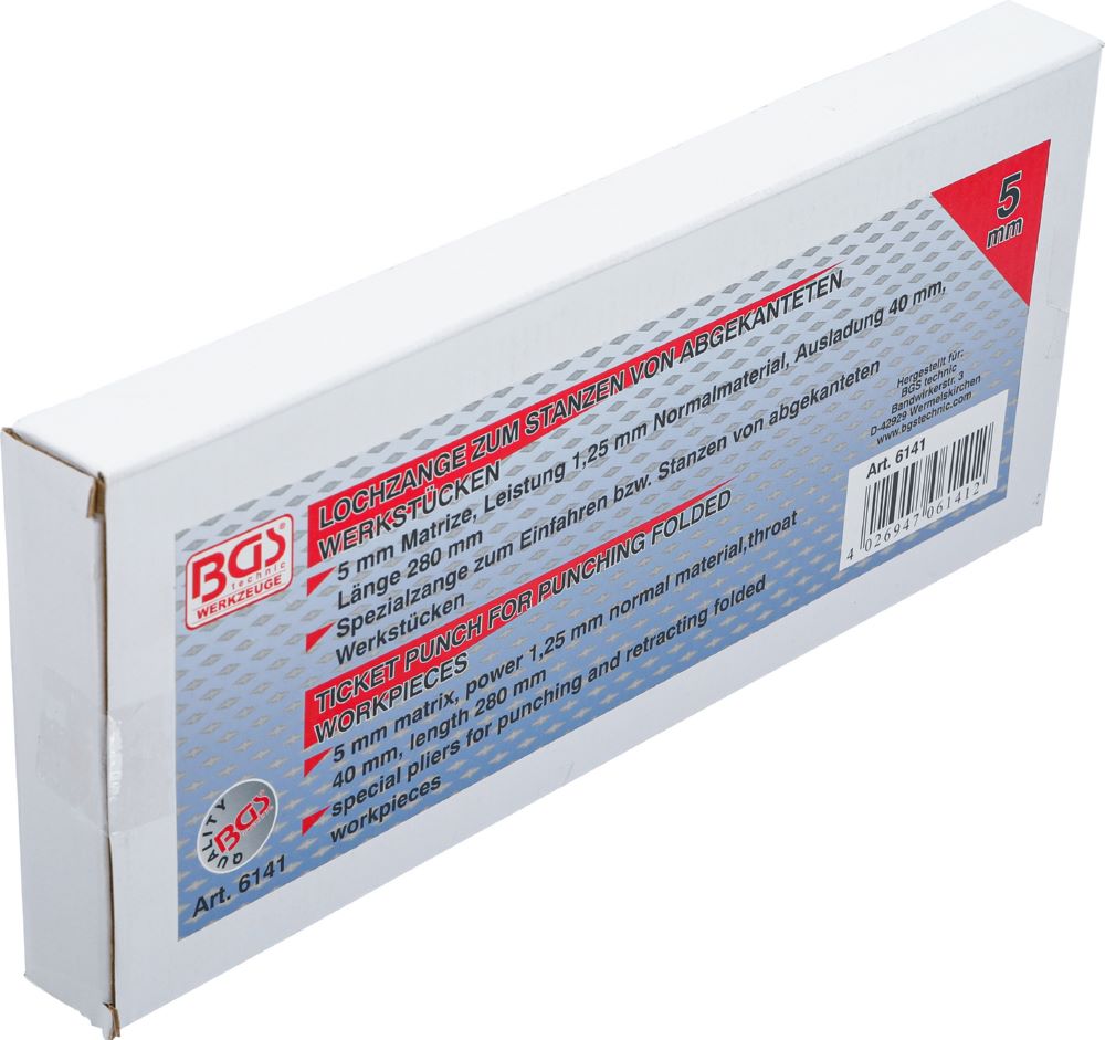 Produktbild BGS Lochzange zum Stanzen von abgekanteten Werkstücken bild 4