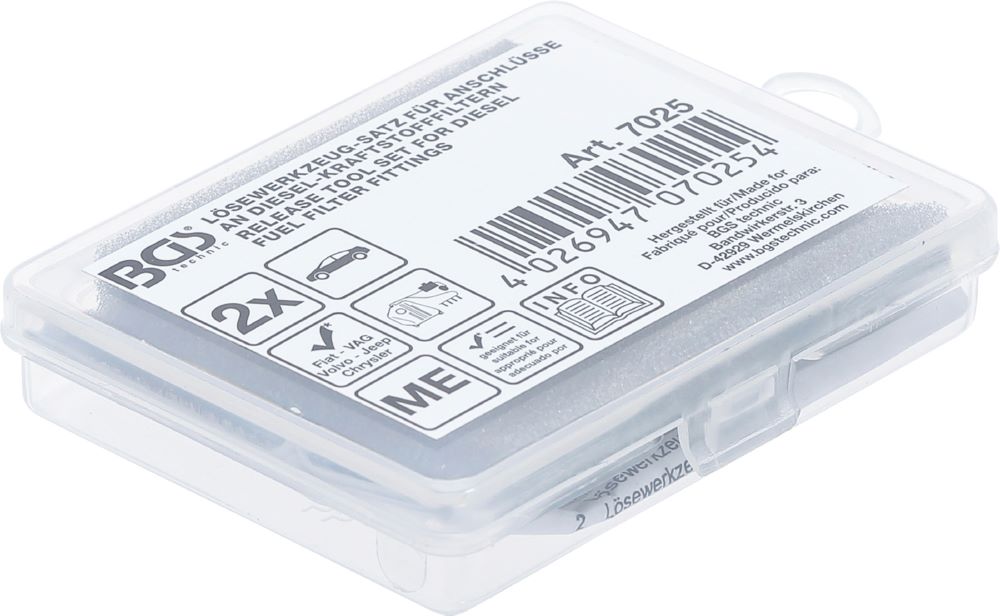 Produktbild BGS Lösewerkzeug Satz für Anschlüsse an Diesel-Kraftstofffiltern für Fiat, VAG, bild 4