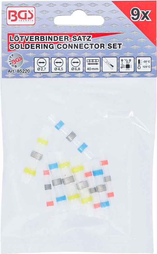 Produktbild Lötverbinder Sortiment mit Schrumpfschlauch 9 teilig bild 5