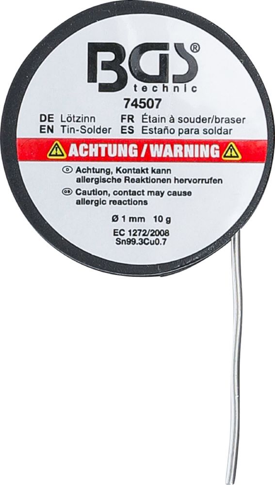 Produktbild BGS Lötzinn auf Rolle bleifrei Durchmesser 1 mm 10 g bild 3