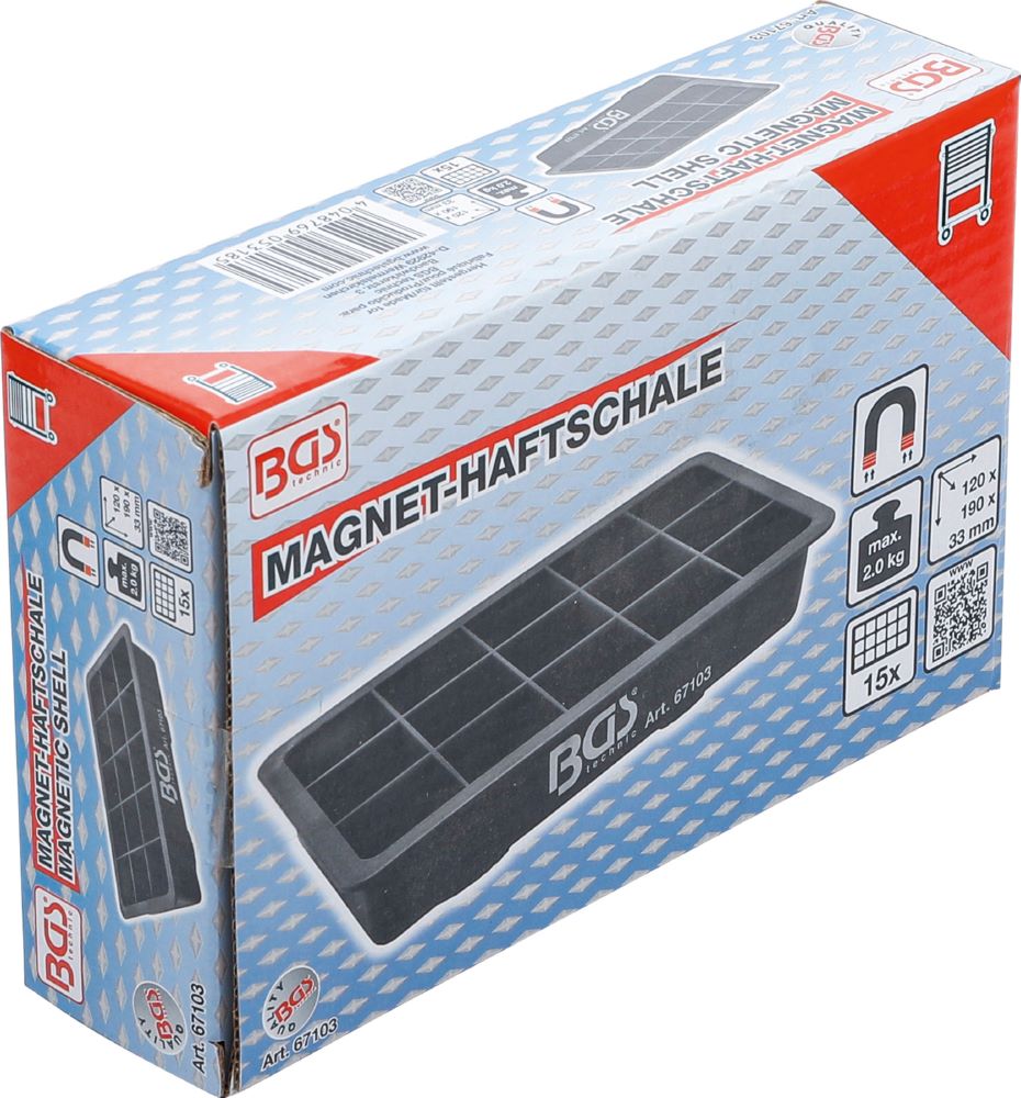 Produktbild Magnet Haftschale 15 Fächer 120 x 190 mm bild 3