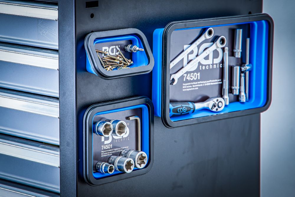 Produktbild Magnet Haftschalen Satz Silikon faltbar 3 teilig bild 2