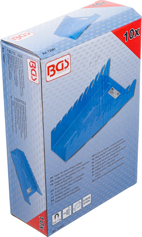 Produktbild BGS Magnet-Halter für Maul- / Ringschlüssel | Metall | 10 Auflagen bild 4