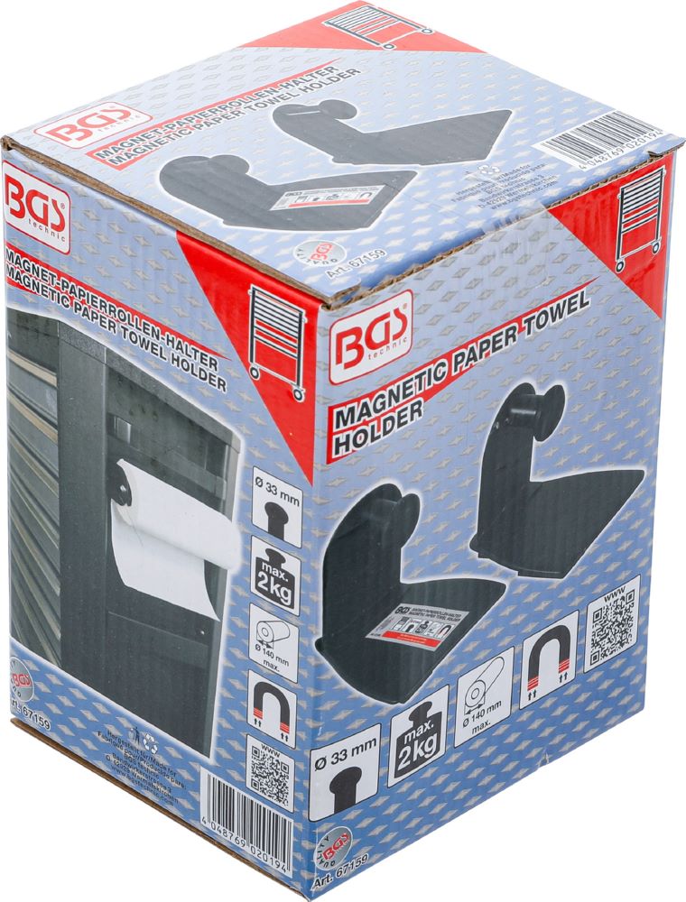 Produktbild Magnet Papierrollen Halter 2 teilig bild 4