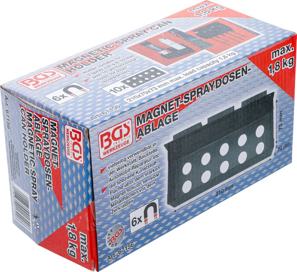 Produktbild Magnet Spraydosen Ablage 210 mm bild 6