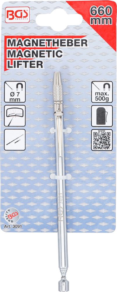 Produktbild BGS Magnetheber 660 mm Zugkraft 0,5 kg bild 5