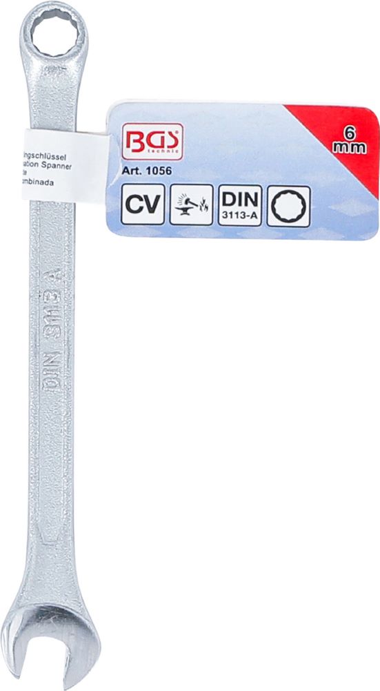 Produktbild BGS Maul Ringschlüssel 6 mm bild 5